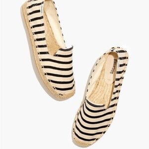 Soludos Espadrille Smoking Slipper in Classic Stripe